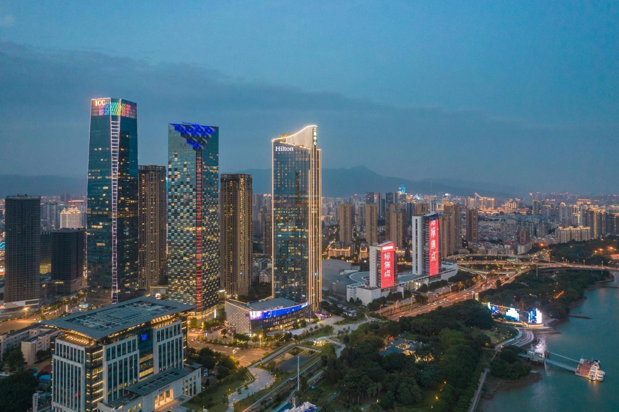 Hilton Fuzhou Hotel Fuzhou  Exterior foto